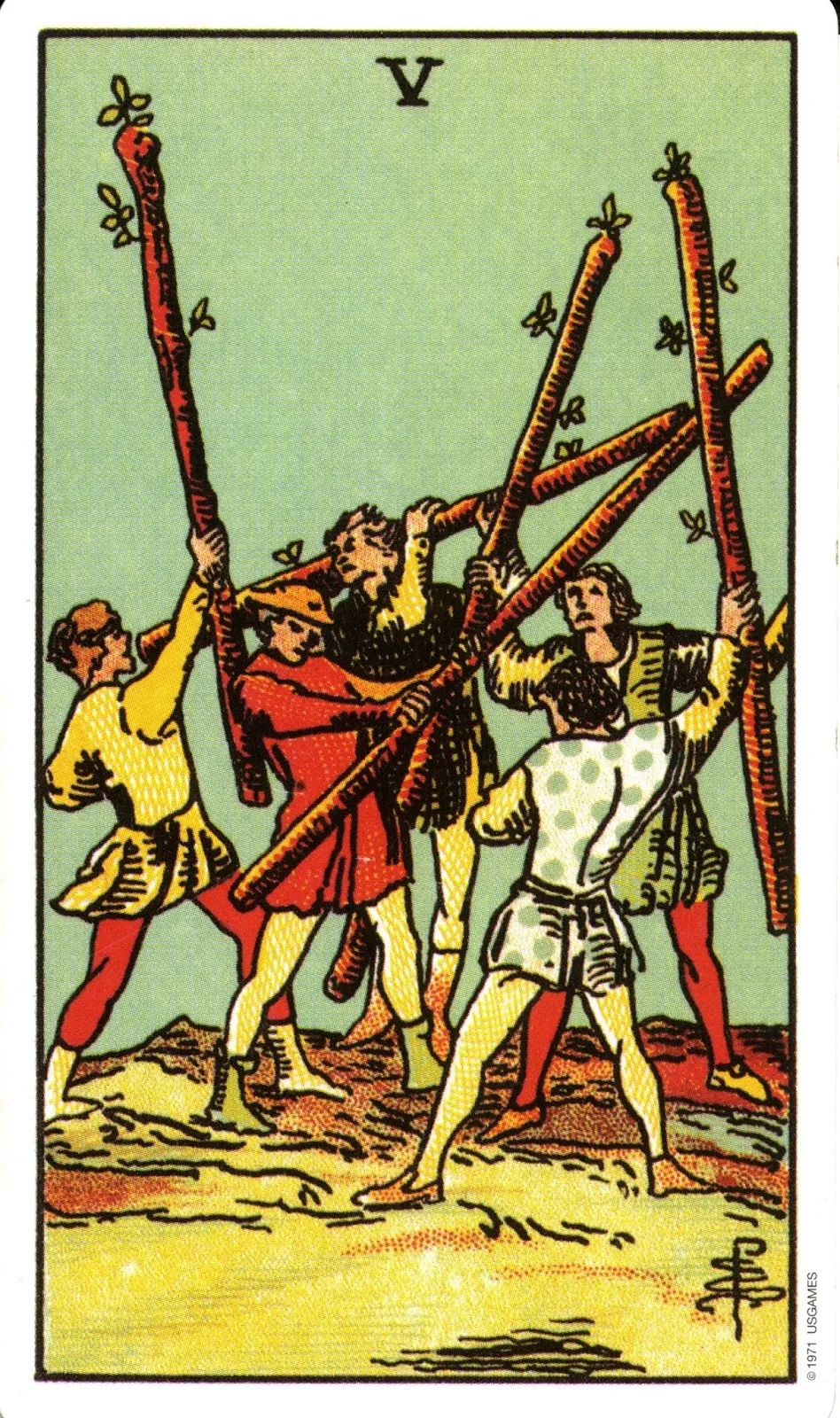 Five of Wands