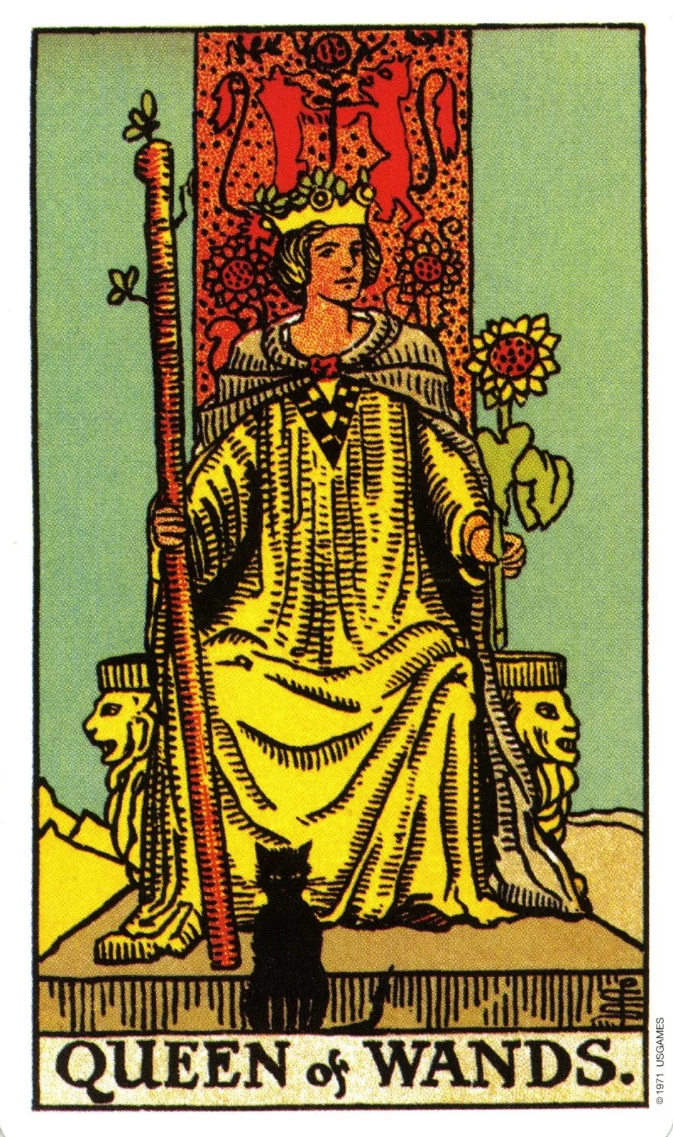 34 Queen of Wands