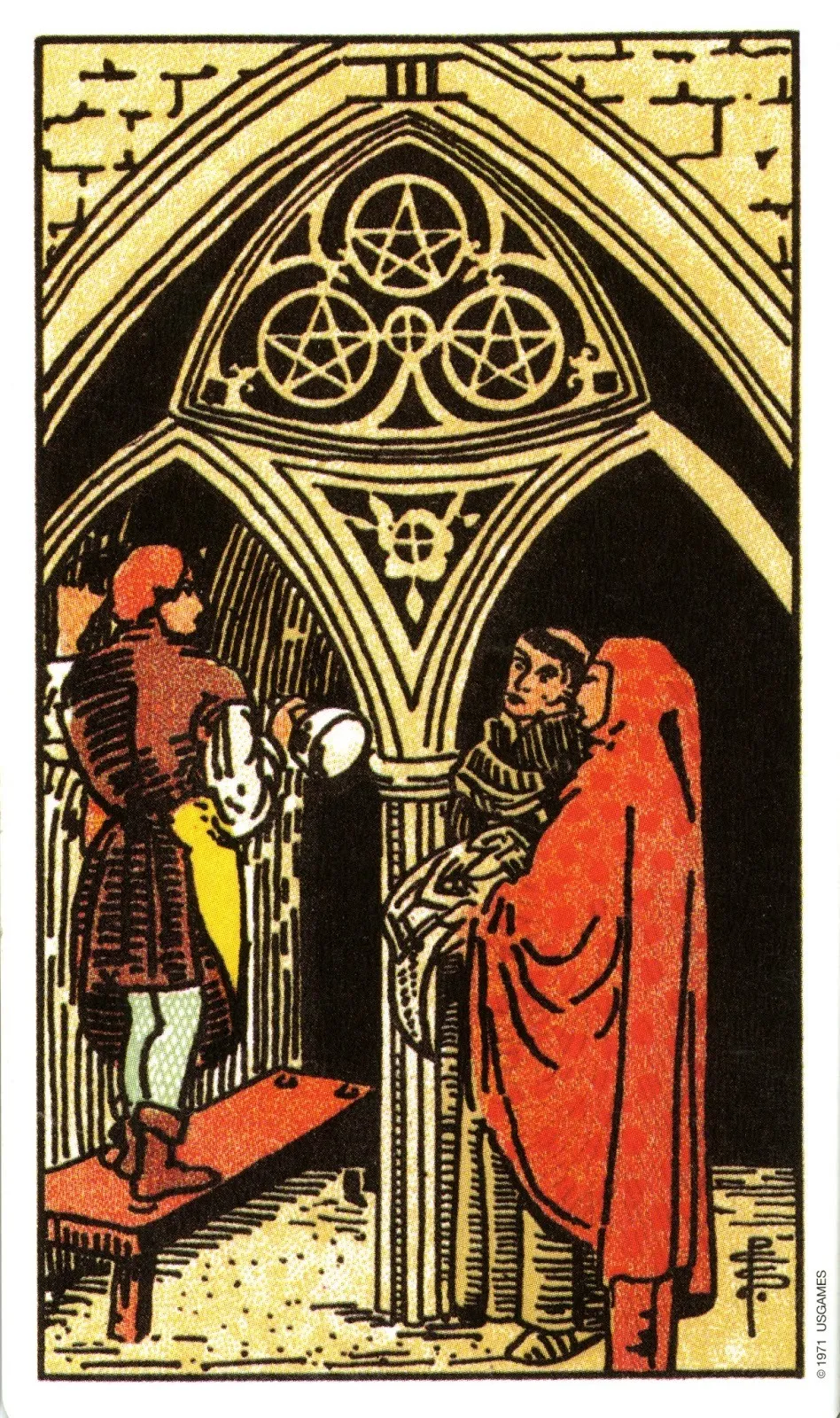 three of pentacles