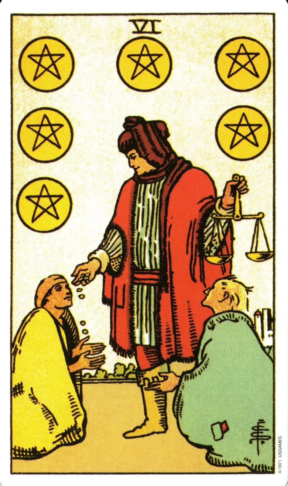 69 Six of Pentacles