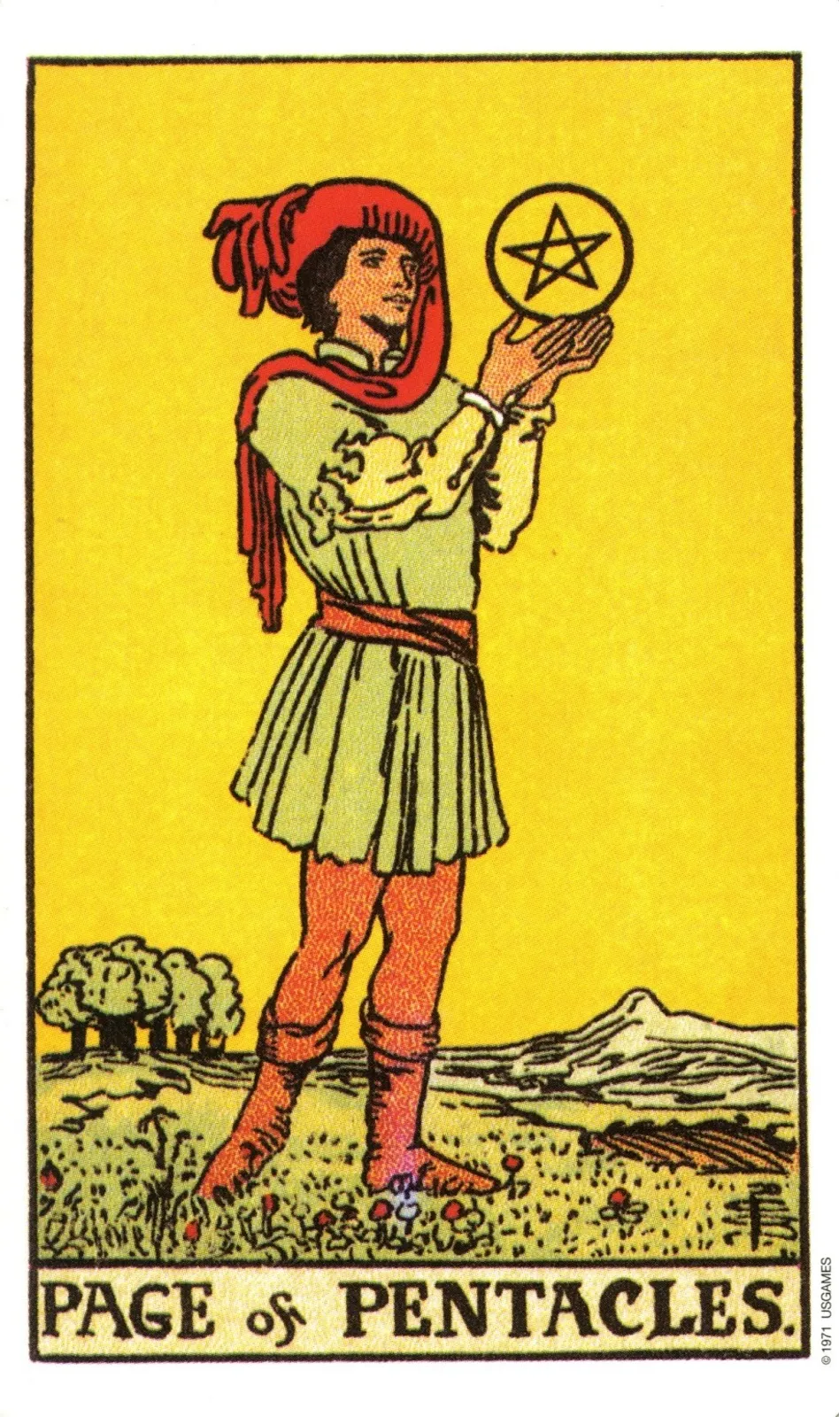 Page of pentacles