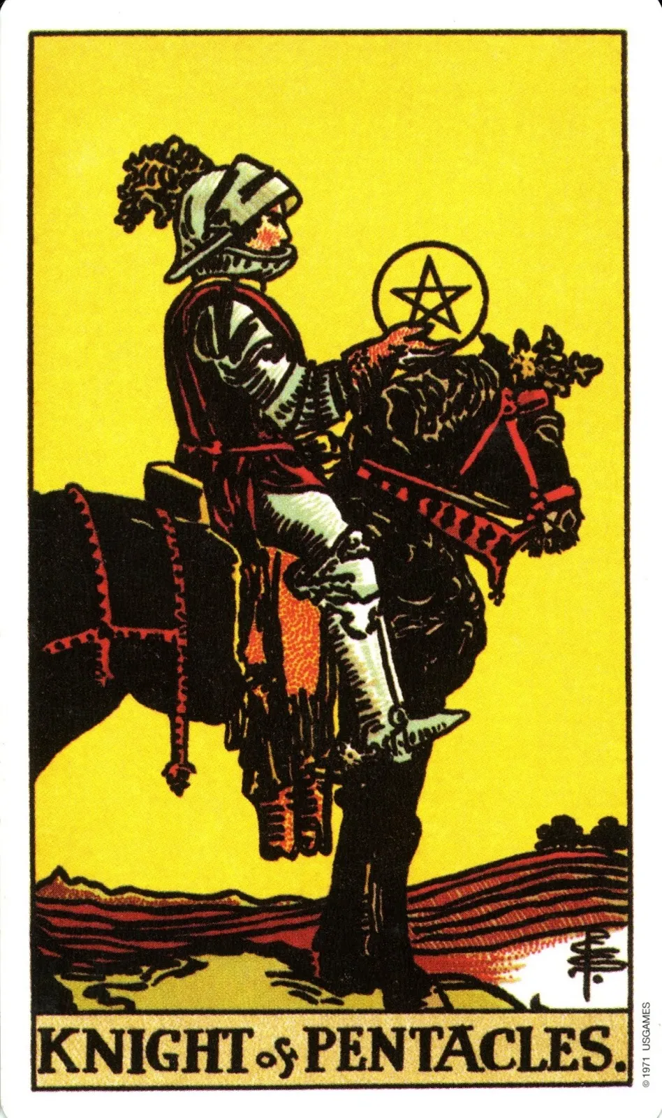 75 Knight of Pentacles