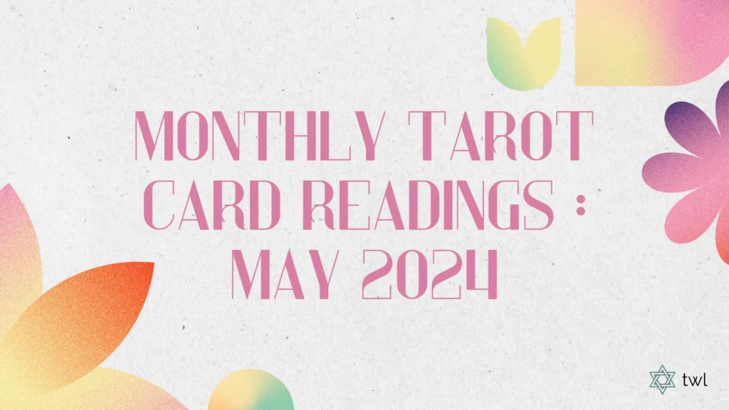 monthly tarot card reading banner image