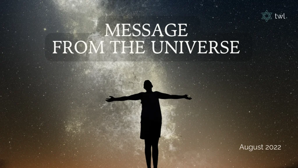 Message from the universe