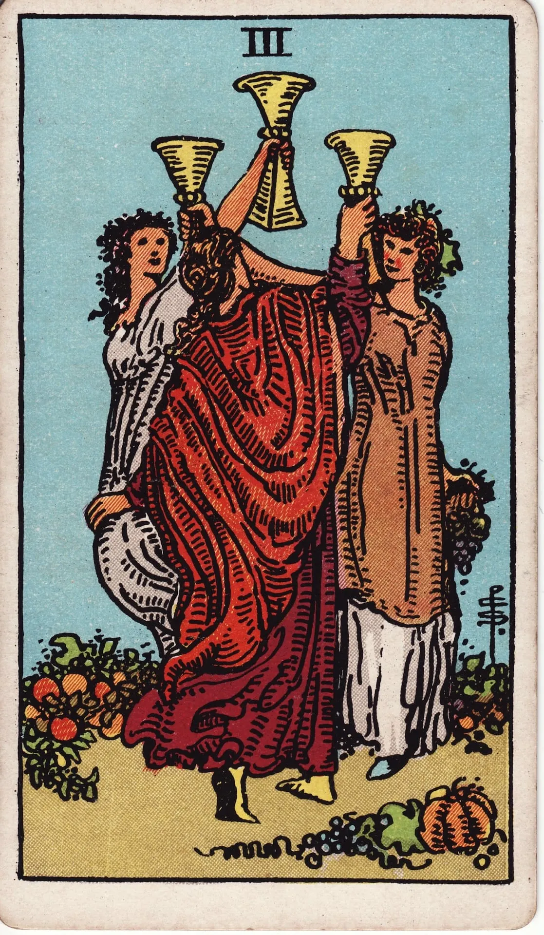 three of cups