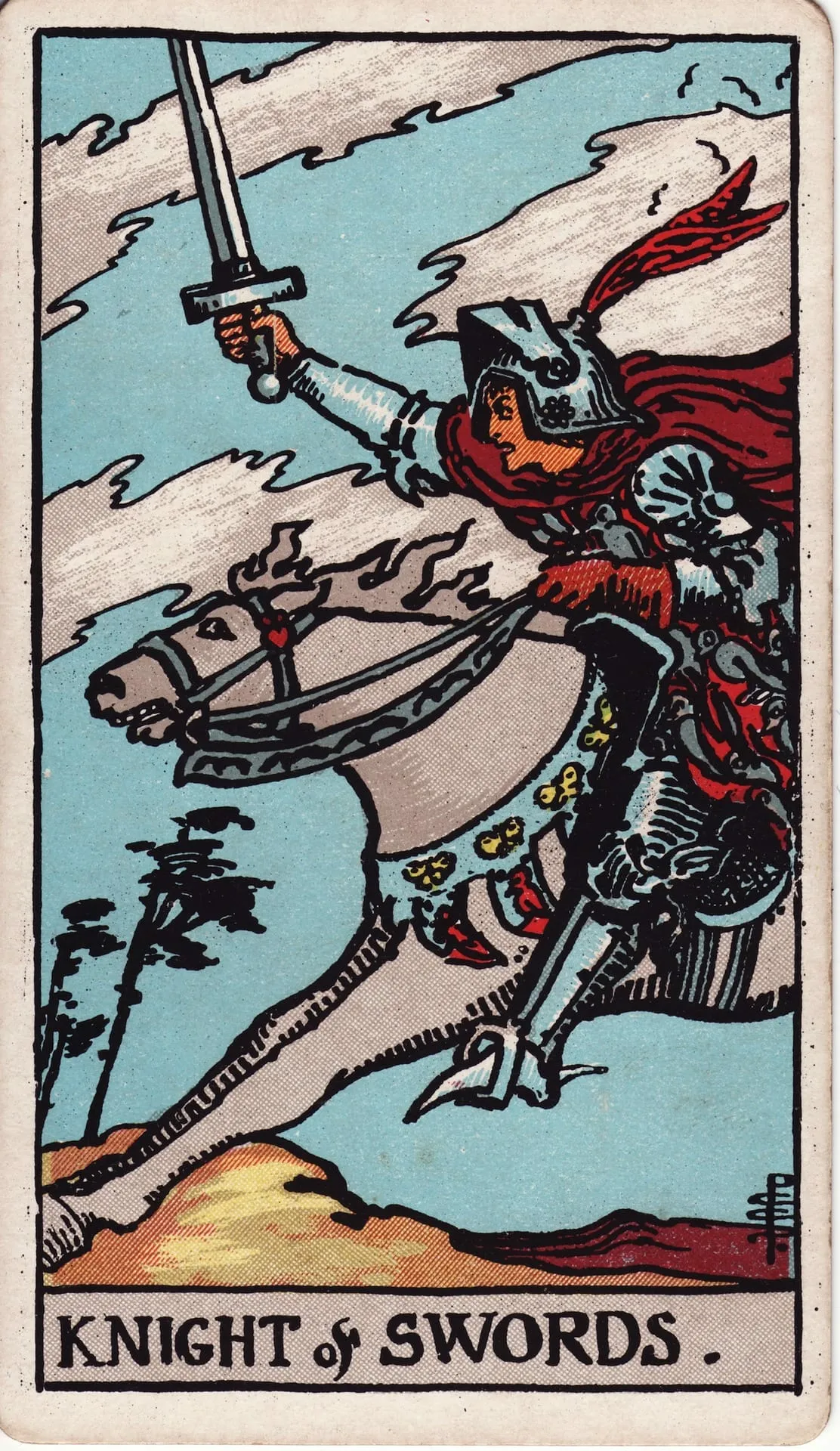 The knight of swords